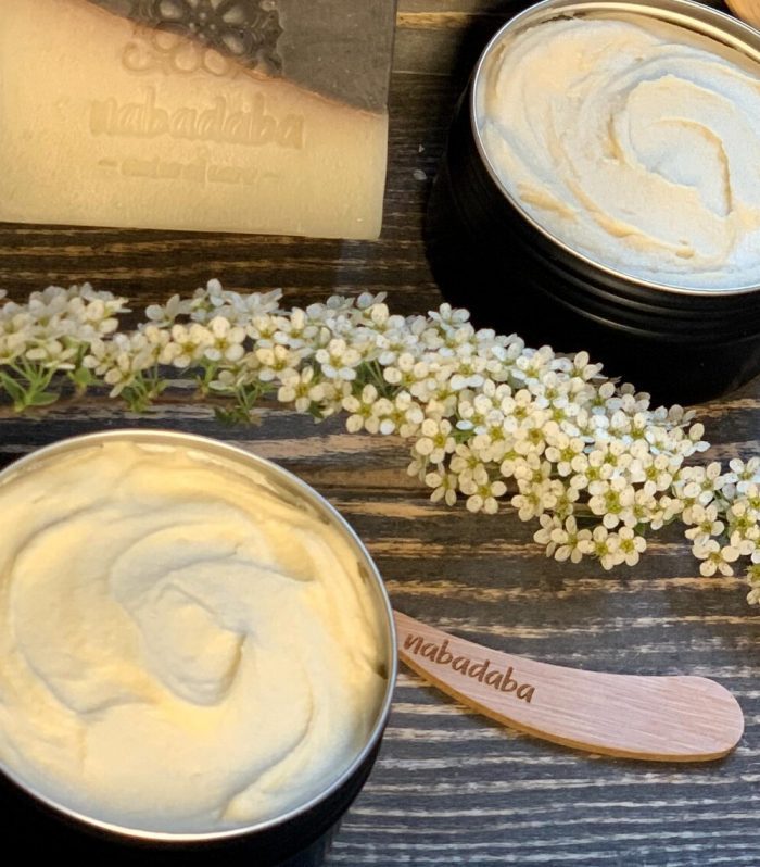 Whipped Shea Butter: Organic Jojoba, Myrrh & Sandalwood