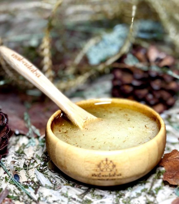 Invigorating Pine Buds Salt Scrub – Handpicked Baltic Pine | Natural Rock Salt Exfoliant | Refreshing Citrus Scent | Gift for Him