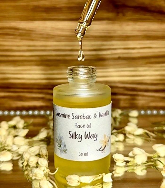 Jasmine and Vanilla Face Oil for Dry and Mature Skin | Macadamia Argan Opuntia Blend | Gift for Her