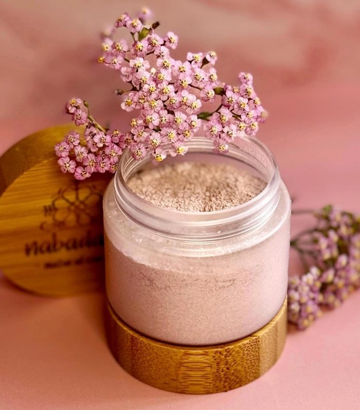 Pink Clay Face Mask, Sensitive Skin, Natural Rose & Peony, Gentle Detox, Soothing Facial Mask, Vegan Skincare, 25g