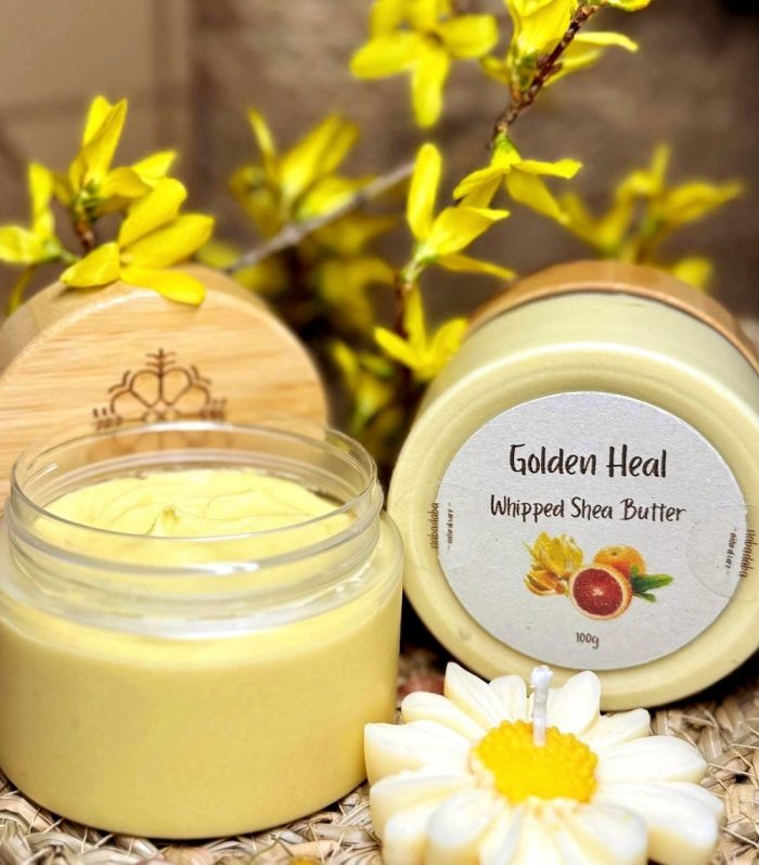 Whipped Organic Shea Butter | Natural Body Butter | Calendula & Sea Buckthorn | Vegan Skincare | Ylang-Ylang, Mango, Apricot | Gift Ready