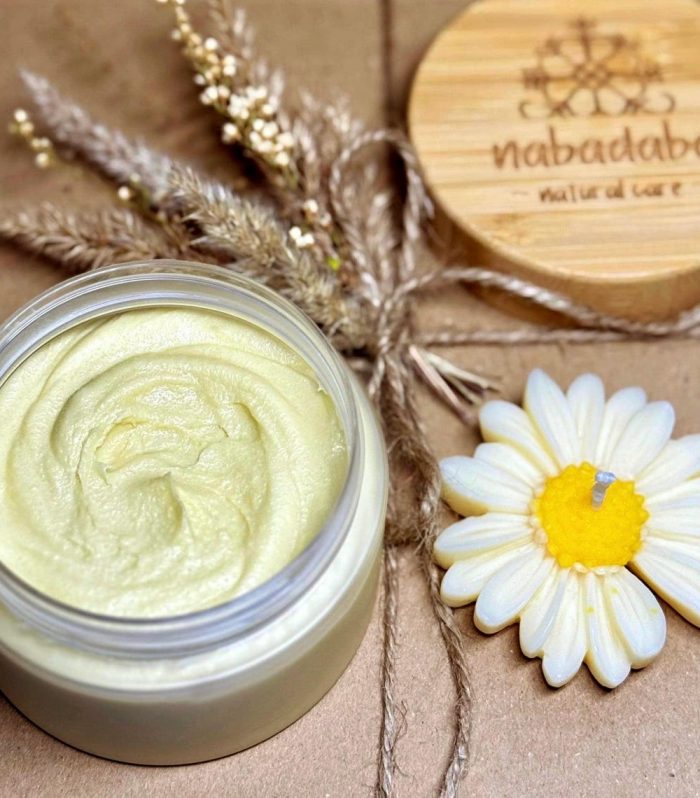 Whipped Shea Butter with Aloe Vera & Avocado – Organic Body Butter with Natural Scents in Eco Jar