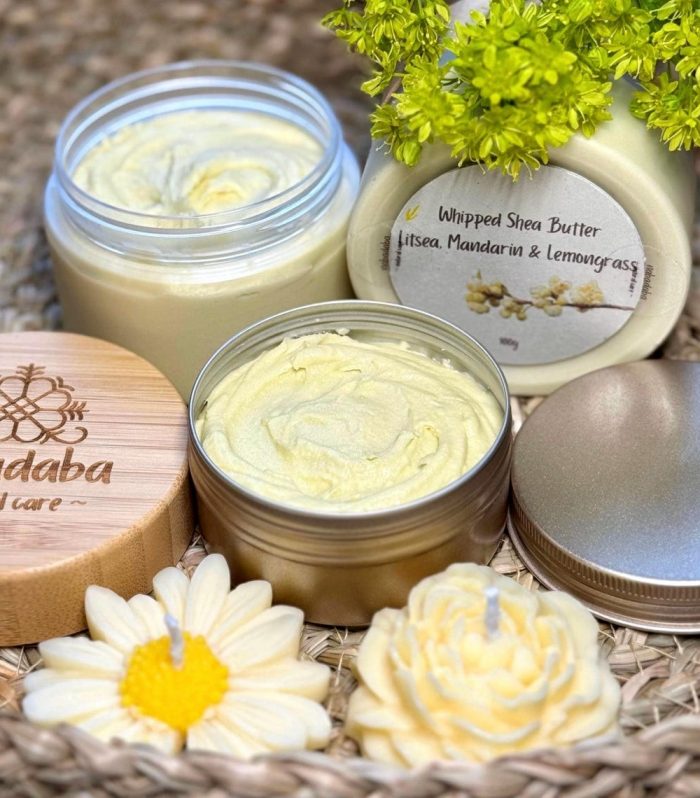 Whipped Shea Butter with Aloe Vera & Avocado – Organic Body Butter – Natural Butter Shea - Unscented Shea Butter – Eco Packaging