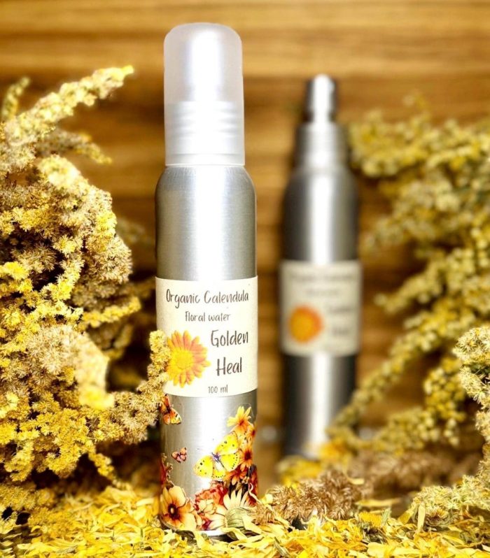 Organic Calendula Hydrosol | Soothing Marigold Facial Mist & Natural Skin Toner | Gentle Care for Irritated and Fragile Skin