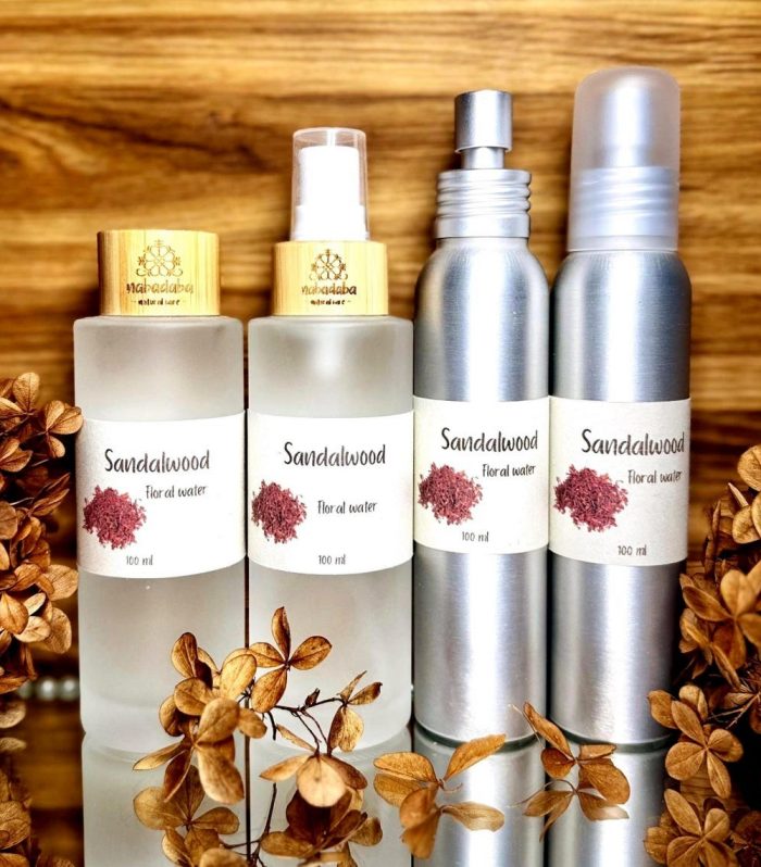 White Sandalwood Hydrosol | Gentle Woody Facial Mist and Natural Aftershave Toner for Sensitive and Dry Skin