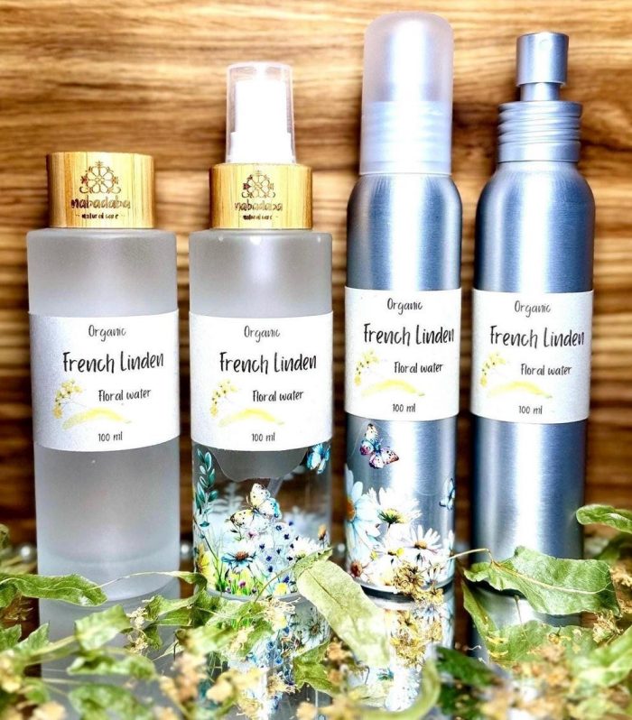 Organic French Linden Hydrosol | Soothing Facial Mist & Toner for Sensitive Skin | Gentle Floral Water for Comfort and Freshness