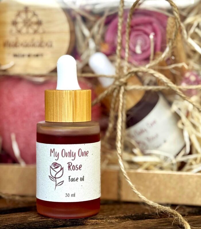 Rose Face Oil: Rosehip & Pomegranate, Natural Rejuvenating Care